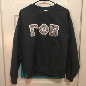 Gamma Phi Beta letter sweatshirt